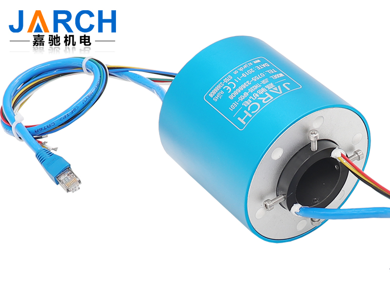 導(dǎo)電滑環(huán)怎么使用在安防監(jiān)控攝像頭云臺